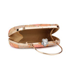 Embroidered Box Clutch / Bridal Clutch Bag