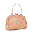 Embroidered Box Clutch / Bridal Clutch Bag